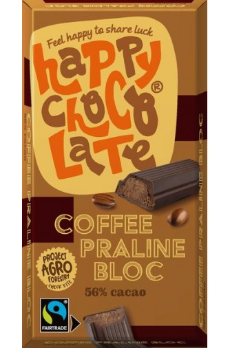 Coffee Praline Bloc (dark chocolate 120g)