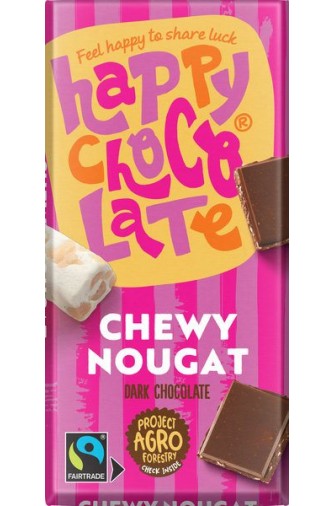 Chewy Nougat (dark chocolate) 100g